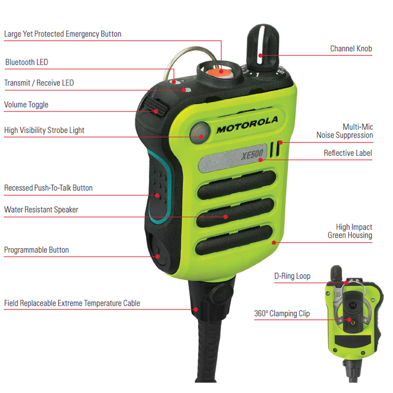 Motorola PMMN4106 Remote Speaker Microphone